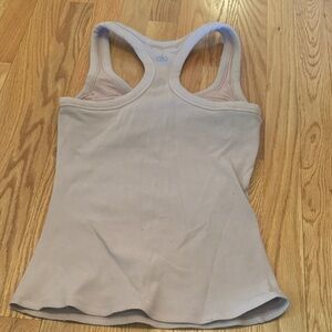 ALO Yoga Beige Racerback Tank Top